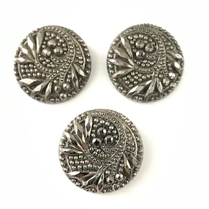 Antique Lot of Victorian Lacy Glass Buttons - AS IS
