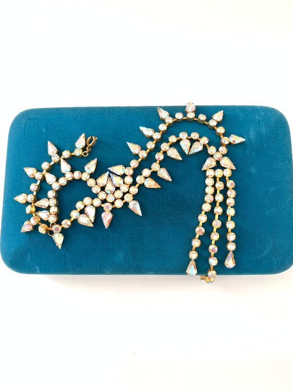 Stunning Vintage Aurora Borealis Rhinestone Crystal 