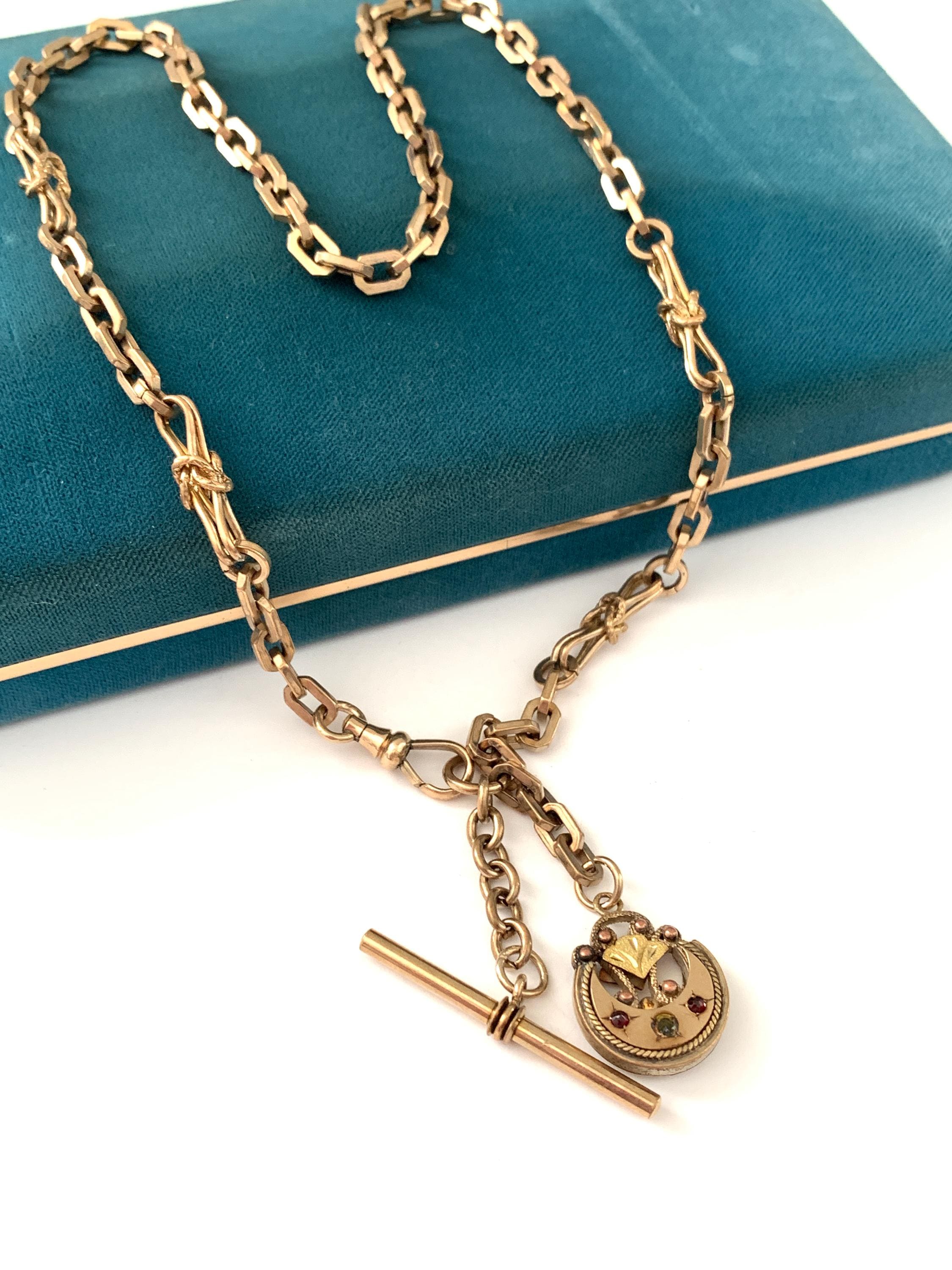 Antique Simmons Watch Chain - Etsy