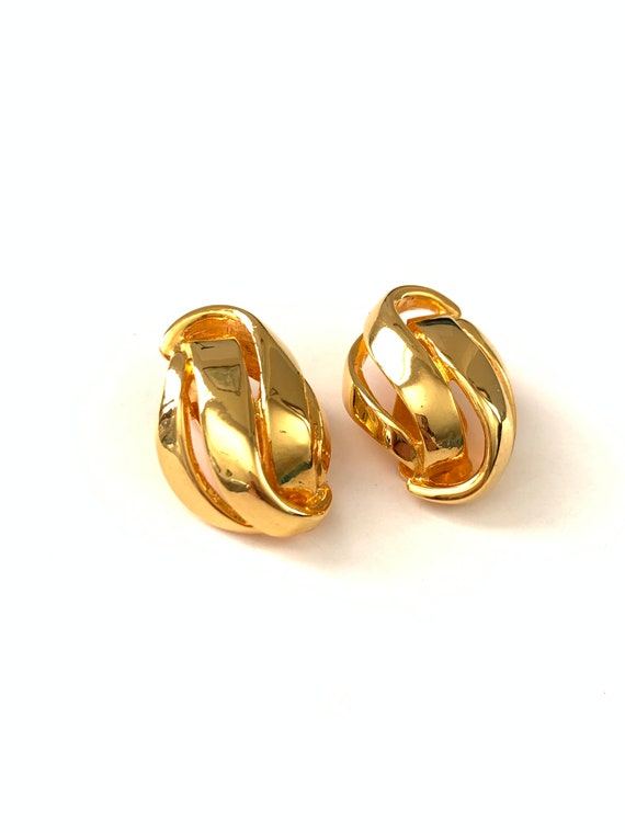 Vintage Clip On Earrings, Vintage Jewelry, Statem… - image 2