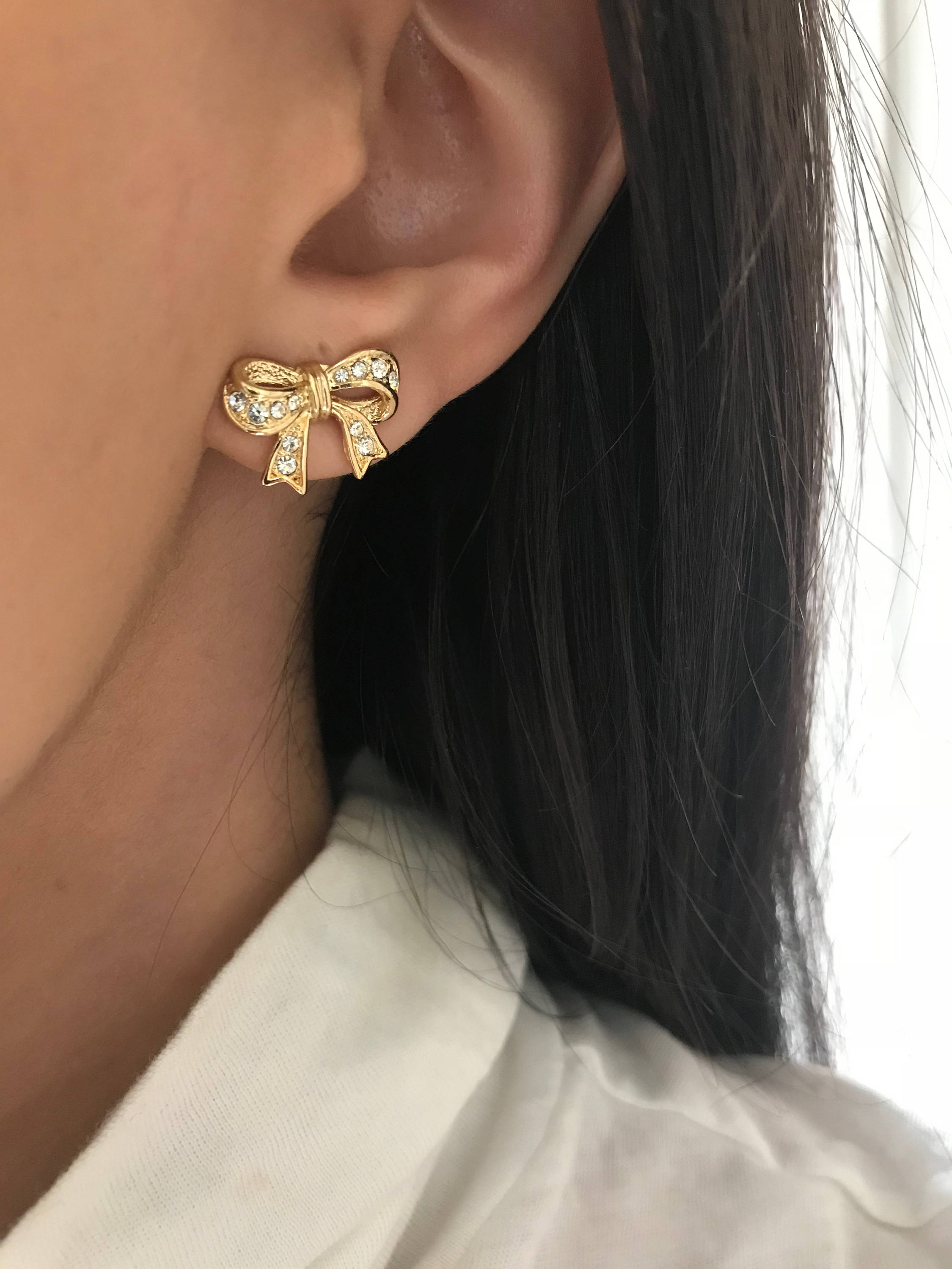 Earring Studs Old Gold – BOWverwhelmed