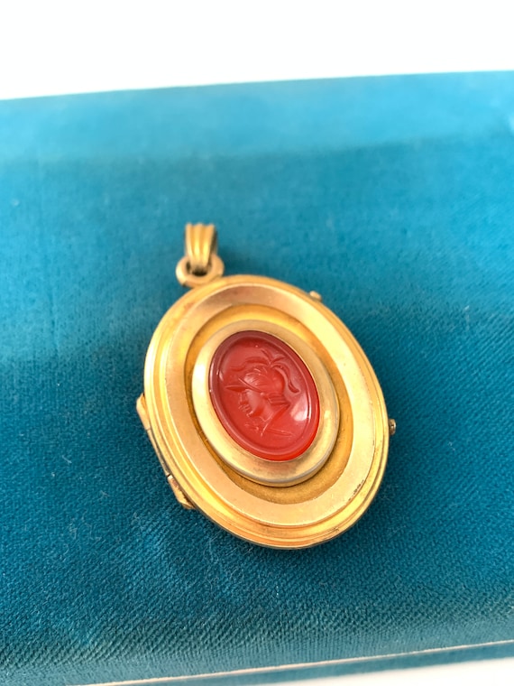 Beautiful Vintage Antique Victorian Roman Intaglio