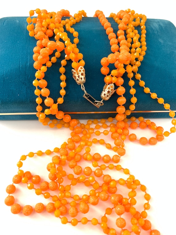 Orange costume jewellery hot sale