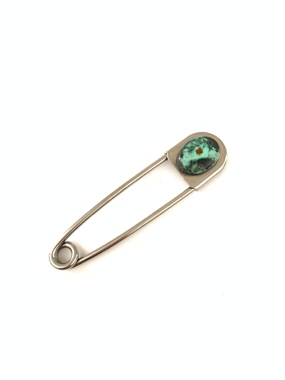 Vintage Risdon Key Tag Safety Pin, Safety Pin Laun