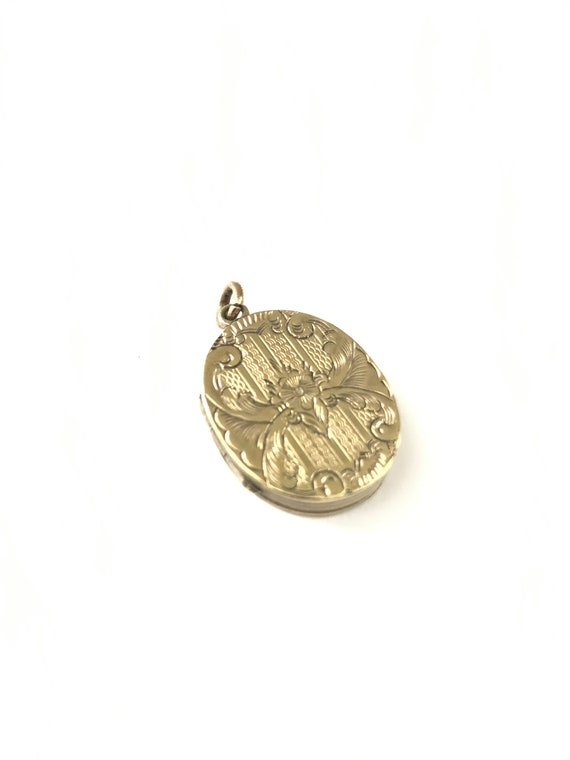 Antique Victorian Mourning Locket // Victorian Loc