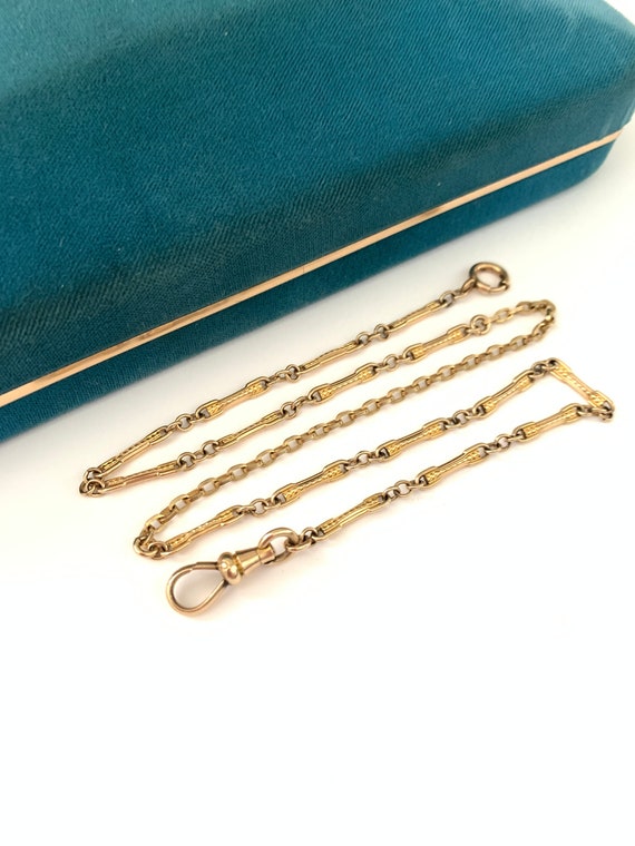 Vintage Long Chain Solid Brass Clock Pendant Necklace Vintage Long Chain Solid Brass Clock Pendant Necklace