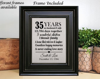 35 Anniversary Gift Etsy