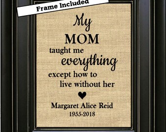 loss of mother etsy