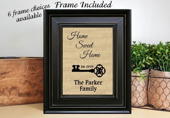 Personnalisé Home Map Print-Crémaillère-new home-Première Maison