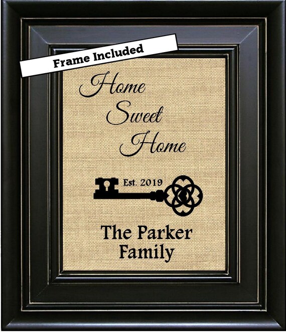 Personnalisé Home Map Print-Crémaillère-new home-Première Maison