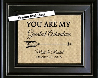 Wedding date frame | Etsy