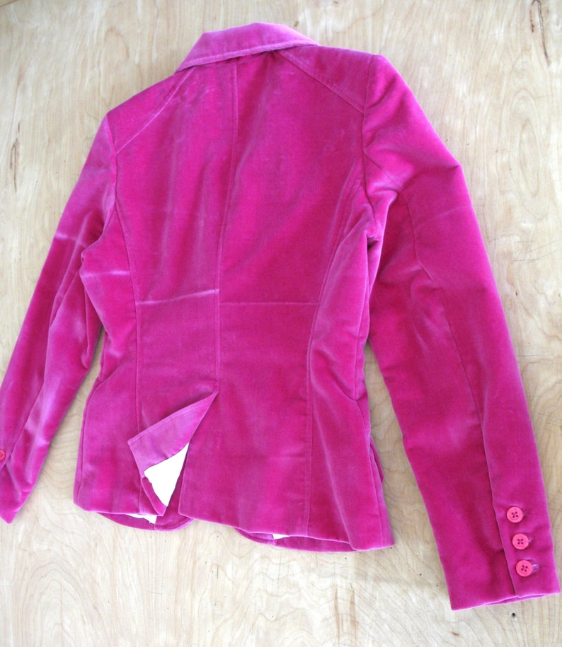 Velvet Blazer Women Pink Blazer Womens Velvet Jacket Womens Etsy