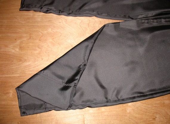 black dressy joggers