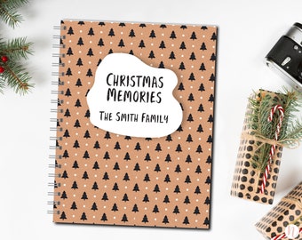 Christmas Memory Book, Family Christmas Journal, Christmas Keepsake Book, Holiday Traditions, Personalized Family Christmas Gift