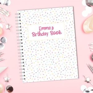 Birthday Memory Book, Birthday Interview Book, Baby Book, First Birthday Gift, Baby Journal, Childhood Memories Book, Personalized Baby Gift