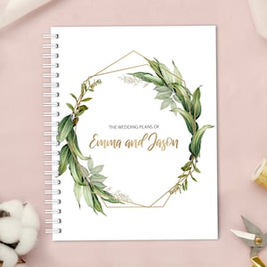 Wedding Planner, Bridal Planner, Personalized Wedding Planning Book, Engagement Gift for Bride, Gift for Engaged Couple, Newly Engaged