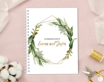 Wedding Planner, Bridal Planner, Personalized Wedding Planning Book, Engagement Gift for Bride, Gift for Engaged Couple, Newly Engaged