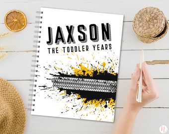 Toddler Memory Book | Baby Book for Ages 1-5 | Milestone Journal with Prompts | Keepsake Photo Album | Personalized Baby Gift