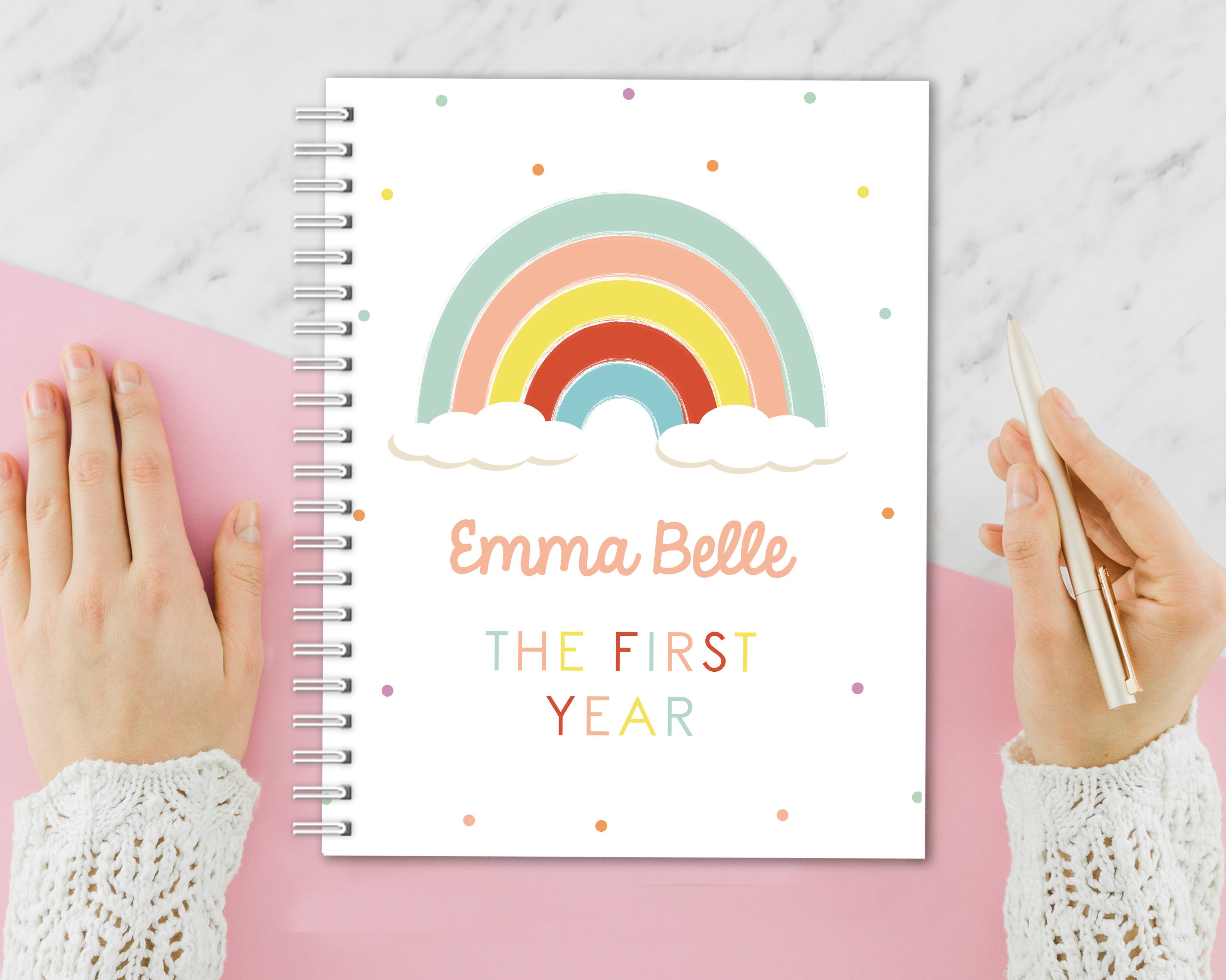 Baby Journal Baby Memory Book Personalized Gift for New Etsy