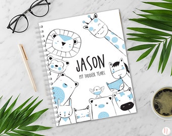 Toddler Memory Book | Baby Book for Ages 1-5 | Milestone Journal with Prompts | Keepsake Photo Album | Personalized Baby Gift
