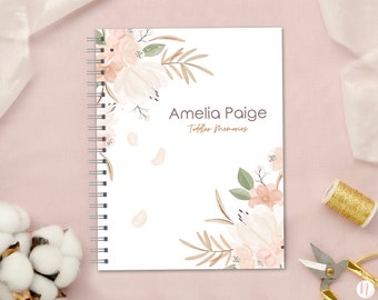 Toddler Memory Book | Baby Book for Ages 1-5 | Milestone Journal with Prompts | Keepsake Photo Album | Personalized Baby Gift