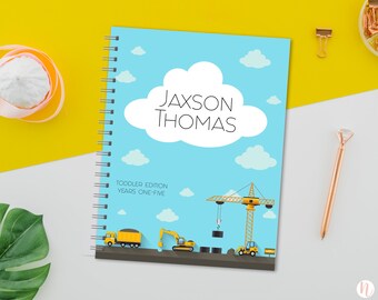 Toddler Memory Book | Baby Book for Ages 1-5 | Milestone Journal with Prompts | Keepsake Photo Album | Personalized Baby Gift