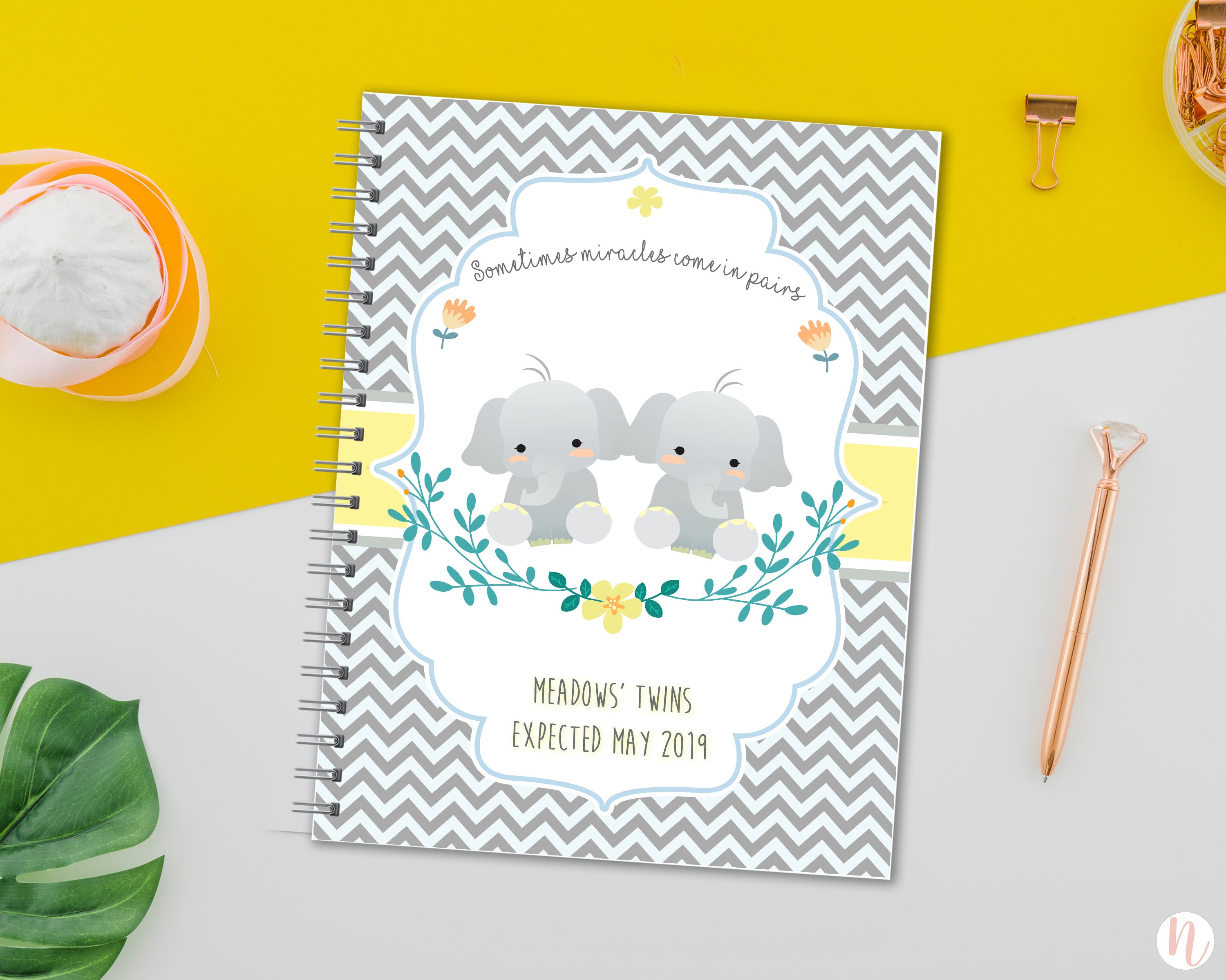 Baby Memory Book Elephant