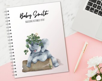 Personalized Pregnancy Journal, Pregnancy Planner, Pregnancy Memory Book, Custom Pregnancy Gift, Gift for Expecting Mom