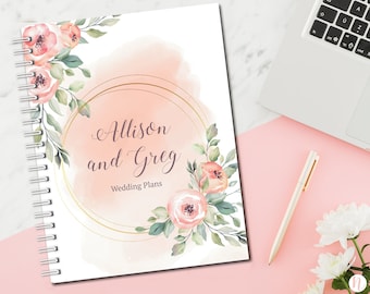 Wedding Planner, Bridal Planner, Personalized Wedding Planning Book, Engagement Gift for Bride, Gift for Engaged Couple, Newly Engaged