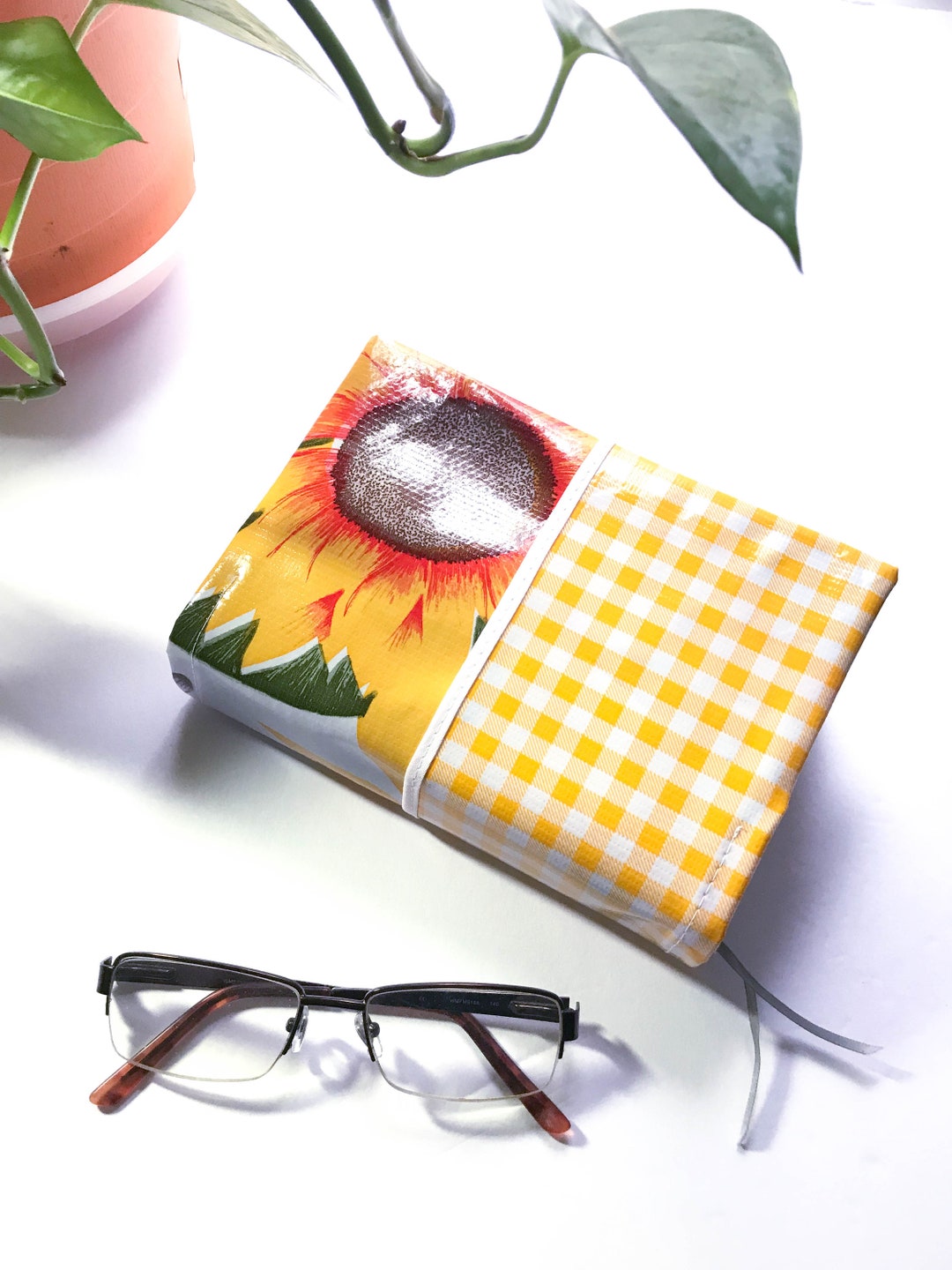 Sunflower Pocket Bible Cover Oilcloth Bible Cover for Women Etsy