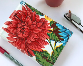 Floral Oilcloth Bible Cover: Custom Fit, Waterproof