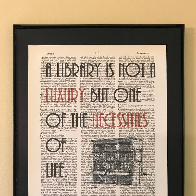 Library Decal - Etsy UK