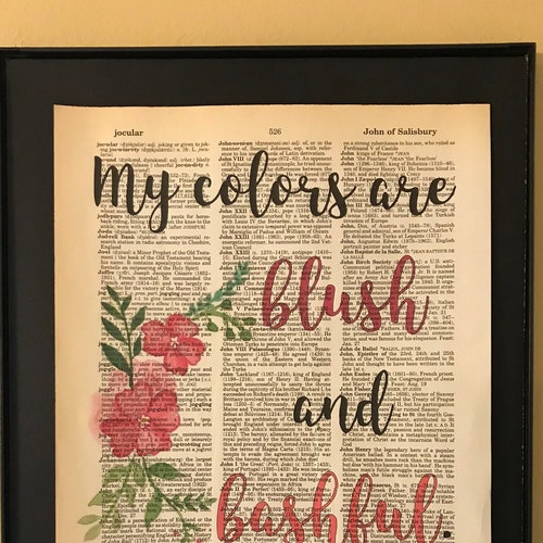 Steel Magnolias Inspired Movie Quote Blush and Bashful Etsy