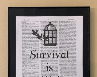 Survival is insufficient; Station Eleven; Gifts for readers; Literary Gift; Librarian gift