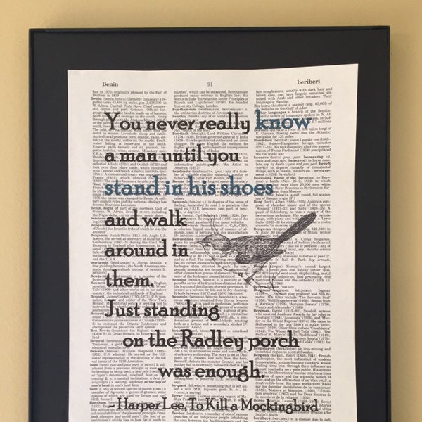 Kill a Mockingbird Etsy