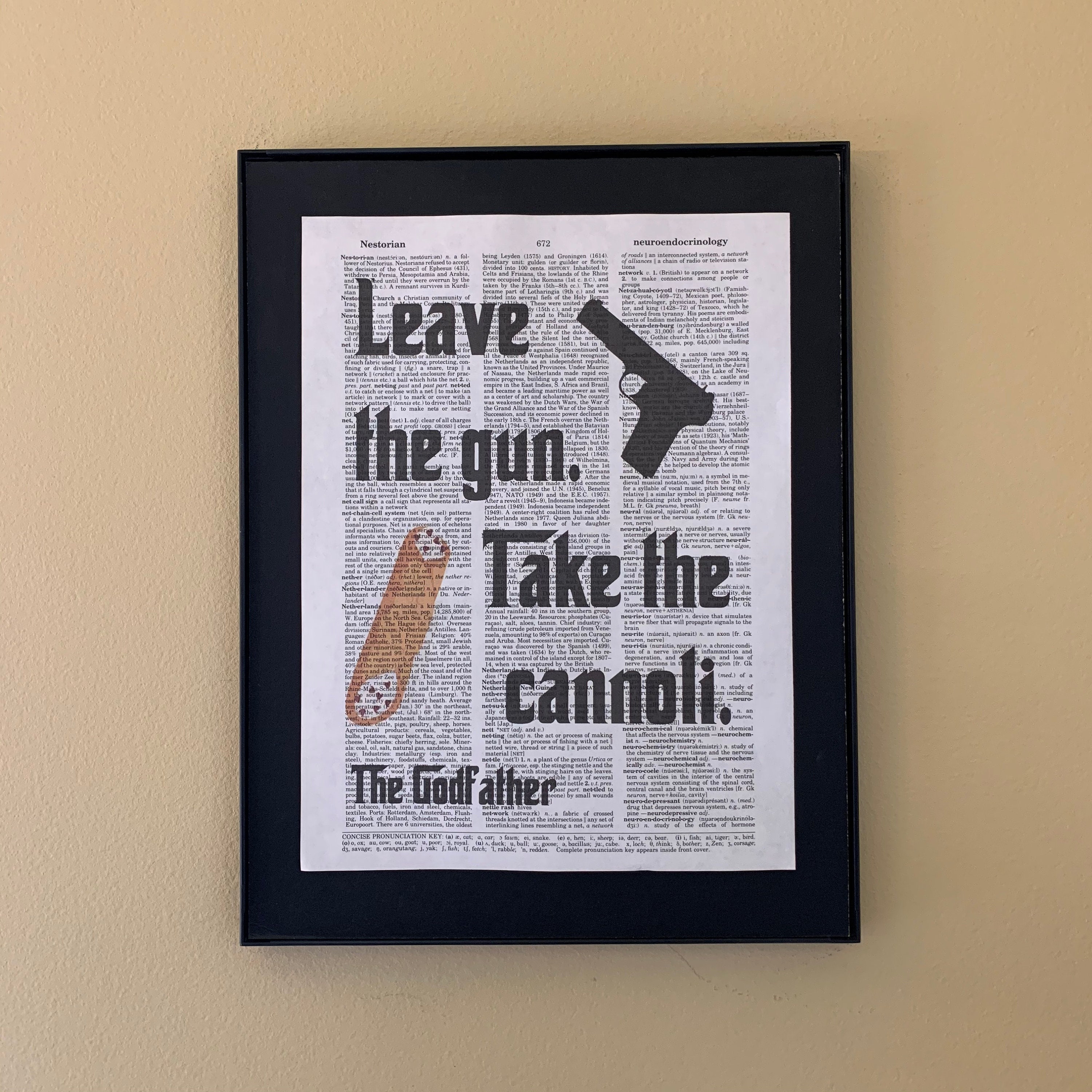 leave the cannoli take the gun