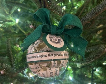 Dewey Decimal Classification Ornament; Book Ornament; Library Ornament; Gifts for librarians; Library; Bookworms