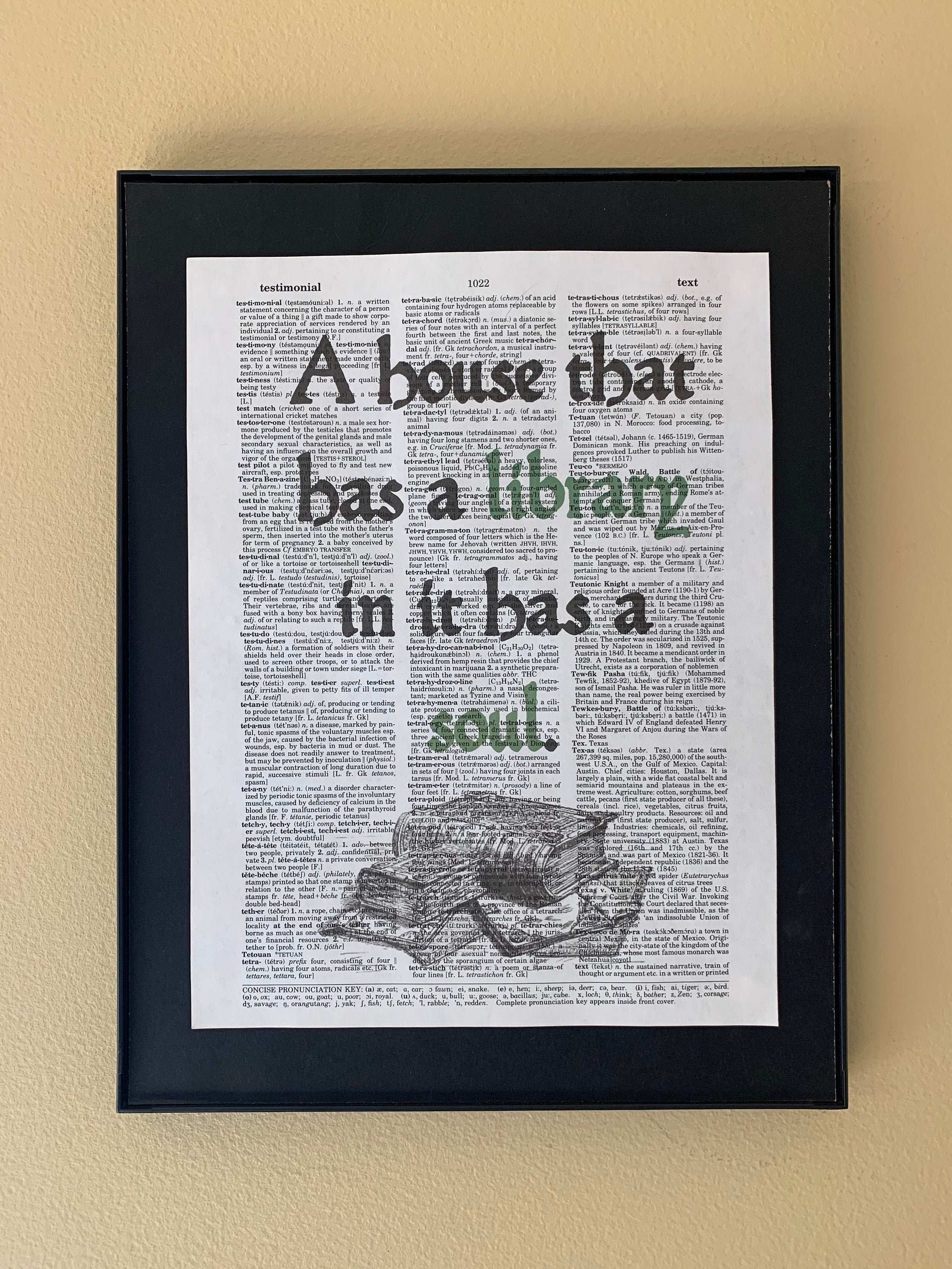 A House That Has A Library In It Has A Soul Plato Quote Page Etsy