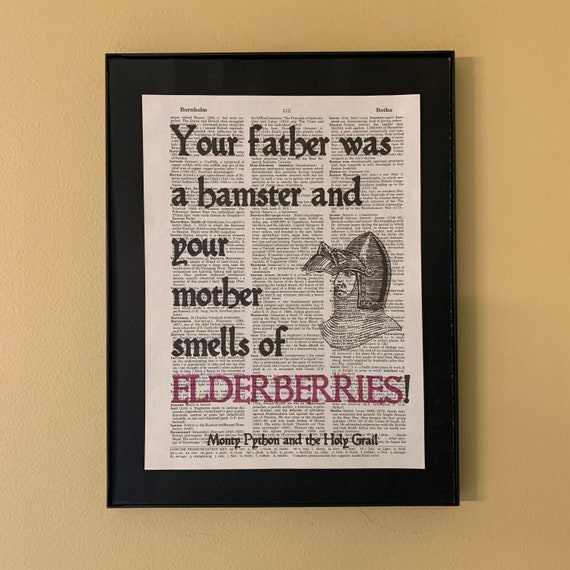 Your Mother Was A Hamster And Your Father Smells Of | Etsy Canada