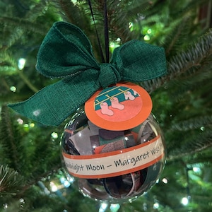 Goodnight Moon Ornament; Book ornament; Margaret Wise Brown; Literary Gifts; Librarian Gift; Teacher Gift