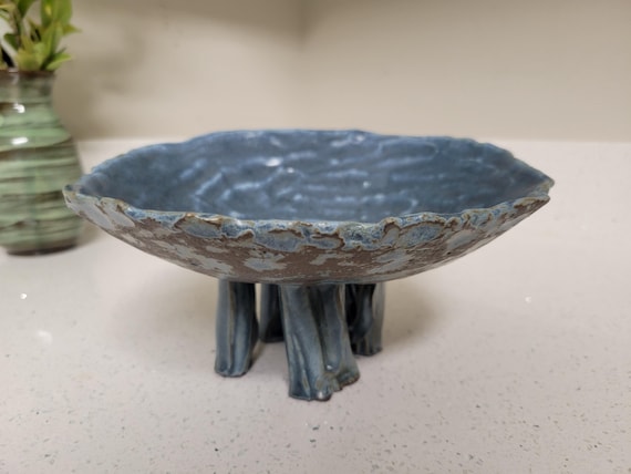 Earth and Organic Fruit Bowl, a One-of-a-kind Home decor Ceramic bowl, Hand Crafted Peculiarity Bowl.