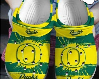 Oregon Ducks Ncaa Football Zoccoli classici comodi, scarpe con zoccoli personalizzati comode per uomo donna