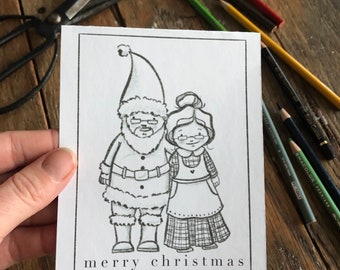 GREETING CARDS Merry (with text)