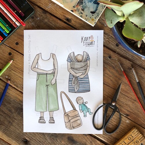Paper Doll Printable Narnia Craft Kit Birthday Party - Etsy