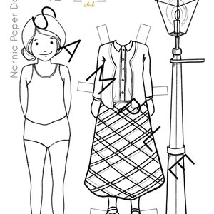 Paper Doll Printable | Narnia | Craft Kit | Birthday Party | Adult ...