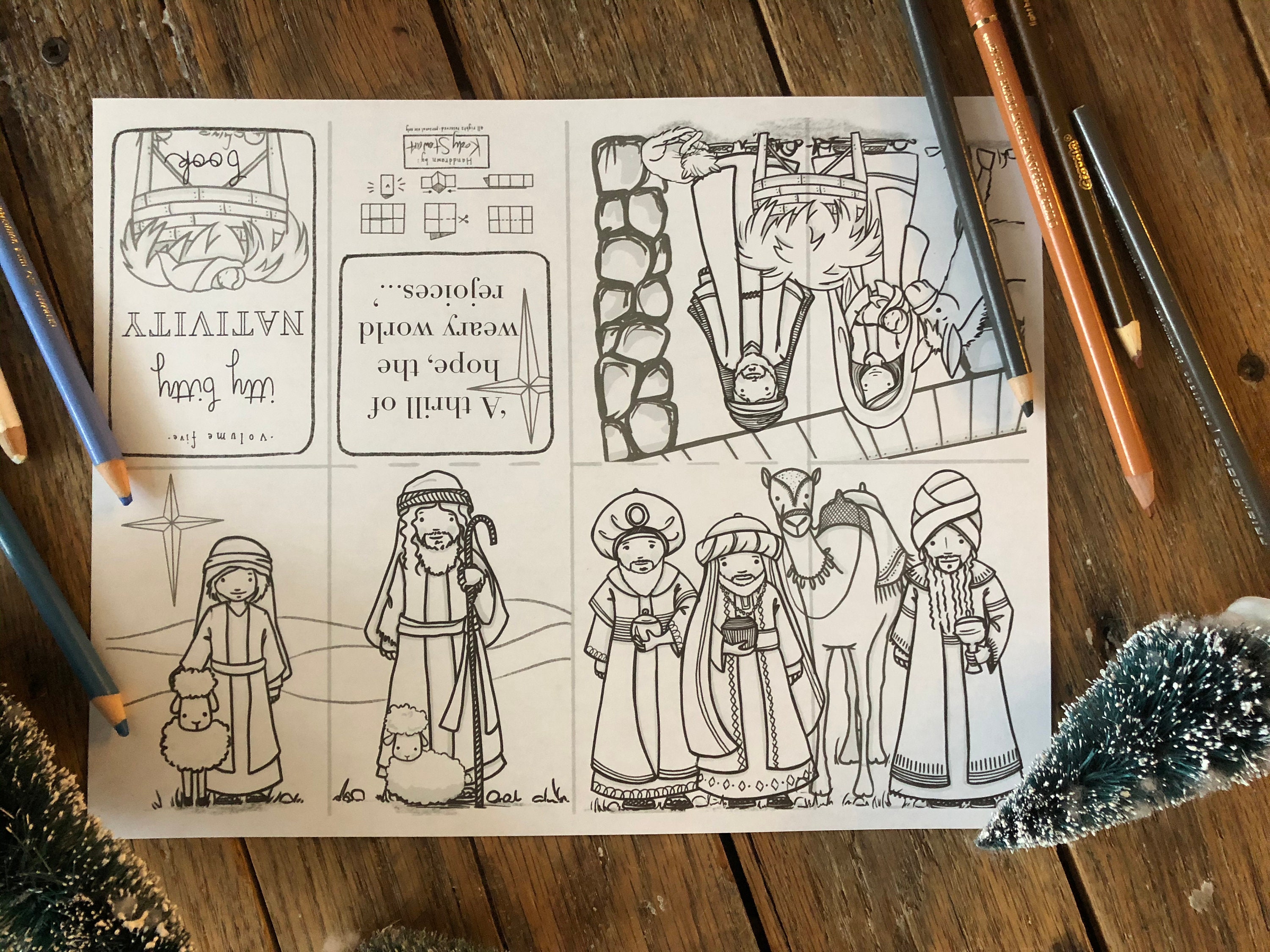 Itty Bitty NATIVITY Book Vol.4 Etsy