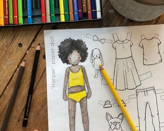 Paper Doll Party | Etsy