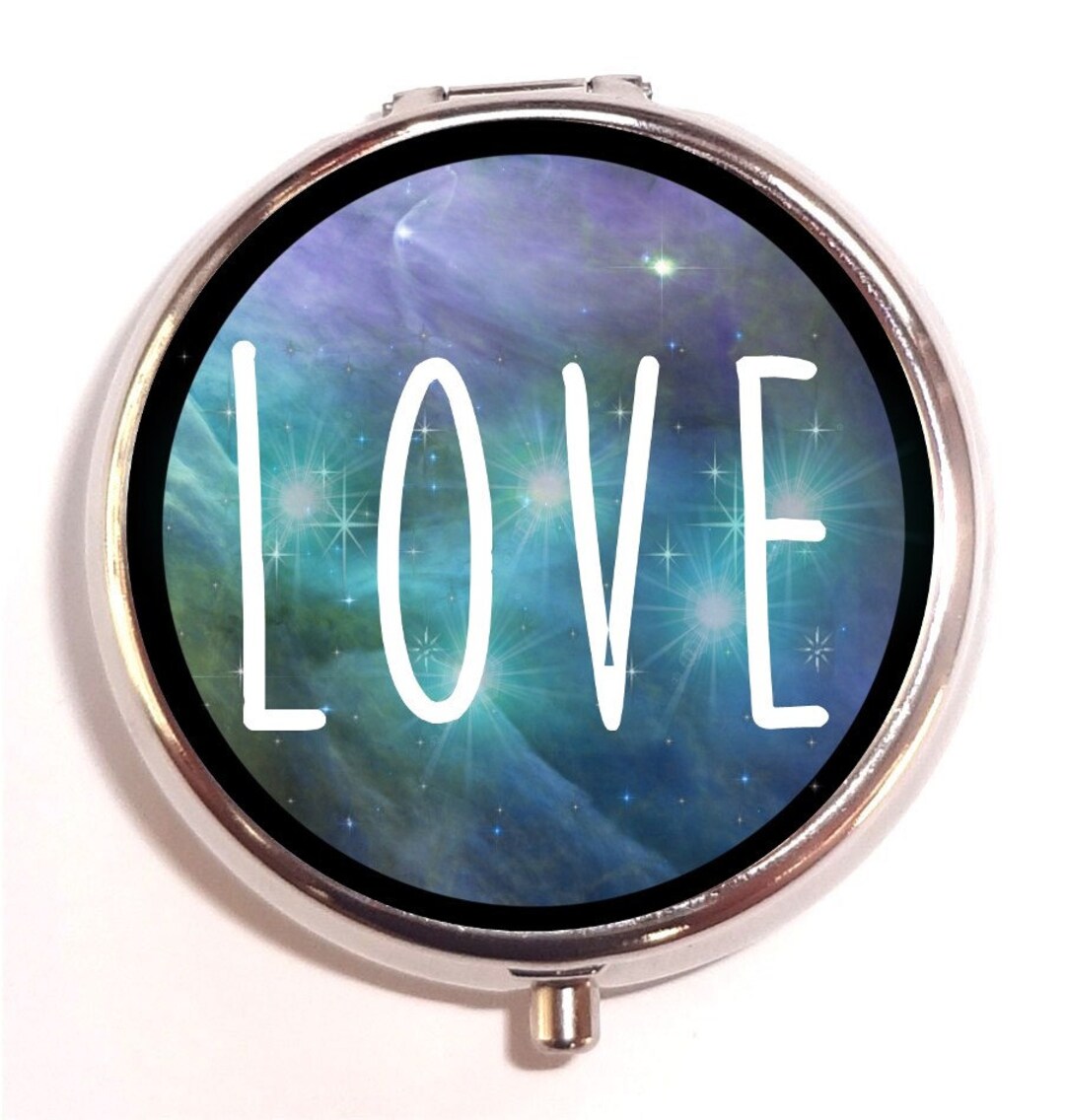 Love Pill Box Pillbox Case Holder Hippie Affirmation Quote Etsy