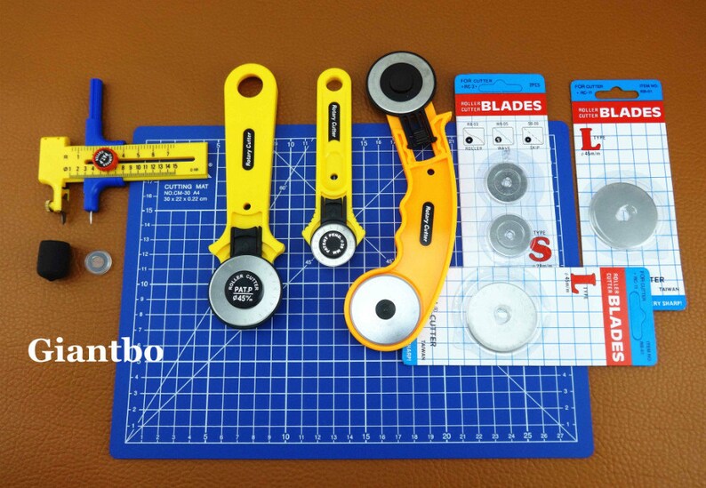 Rotary Cutter Circle Compass Cutter A4 Cutting Mat Kit Etsy