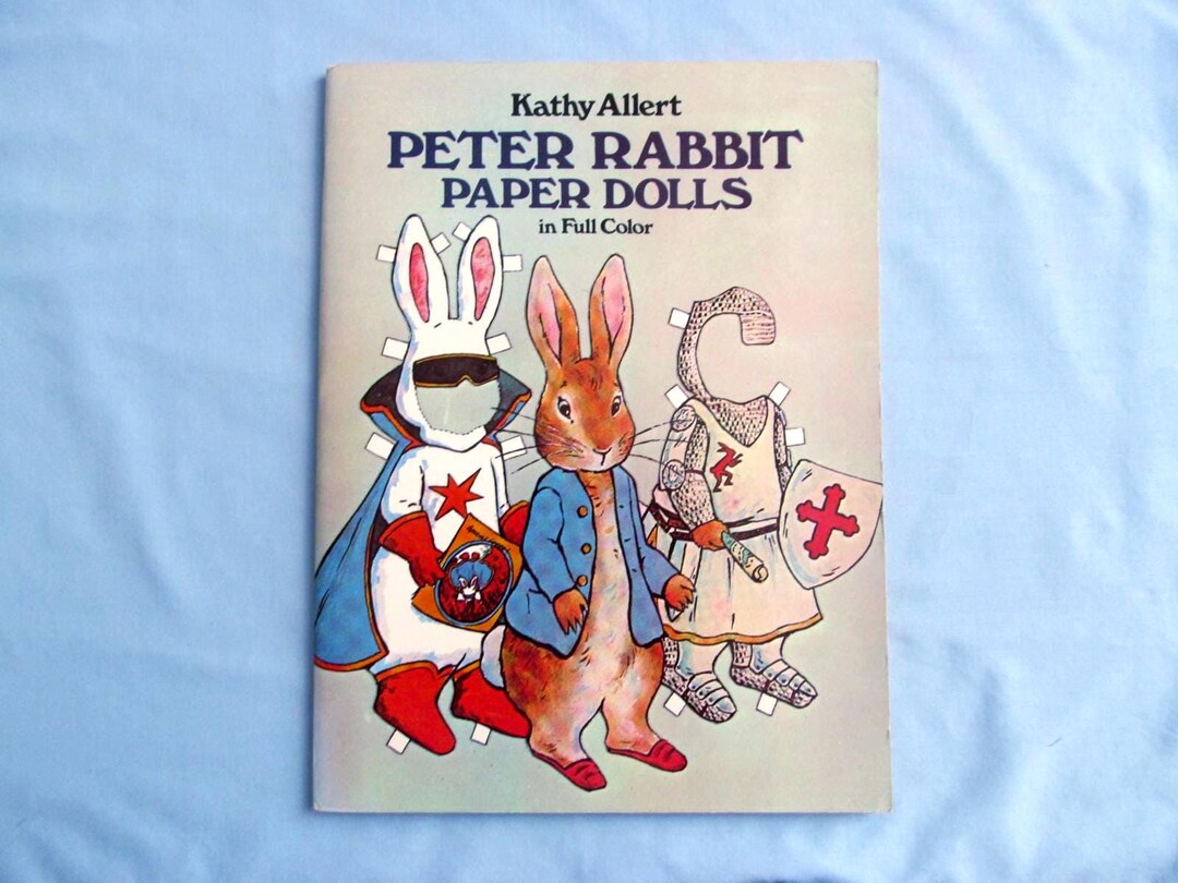 Paper Rabbit Clothes Peter Rabbit Paper Dolls, Costumes for All Activities and Seasons by ...